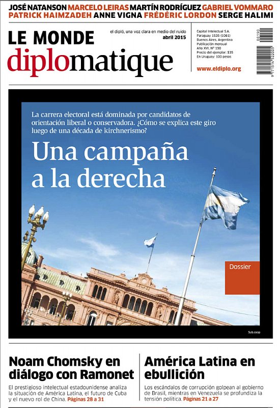 Le Monde Diplomatique - Argentina - couverture - Buenos Aires - Martin